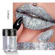 Pudaier Brand Shimmer Lip Gloss Color Cosmetic Waterproof Pigment Blue Black Shining Glitter Liquide Lipstick Beauty Makeup