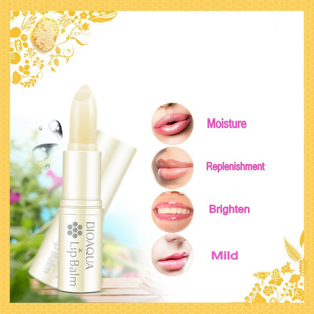 Honey Aloe Lip Balm Moisturizing Mild Brighten Lipbalm Makeup Colorless Refine Repair Wrinkles Women Skin Care