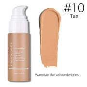Langmanni 30ml Liquid Foundation Soft Matte Concealer 13 Colors Primer Base Professional Face Make up Foundation Contour Palette