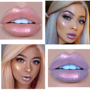 Glitter Liquid Lipstick Lip Plumper Gloss Crystal Glow Laser Holographic Lipsticks Mermaid Pigment Shiny Lipgloss Tube Makeup