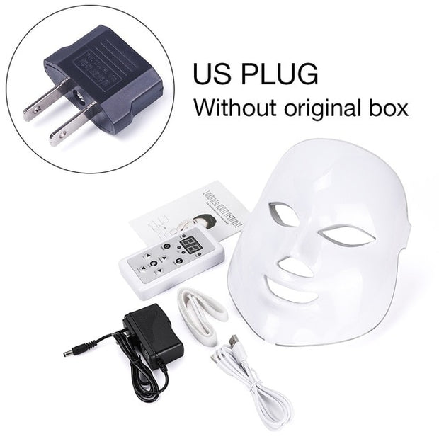 LED Facial Mask Light Therapy Device