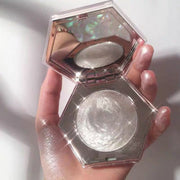 Hudamoji Makeup Shimmer Highlighter Face Brighten Glitter Palette Glow Contour Repair Bronzer Powder lasting Cosmetic