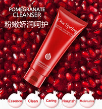 Load image into Gallery viewer, Foaming Facial Cleanser  Removes Blackhead  Pimples Acne Pores Spots Red Pomegranate Face Wash
