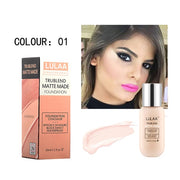 LULAA Makeup Foundation Liquid Long-lasting Full Coverage Face Concealer Base Matte Cushion Foundation Cosmetic BB CC Cream