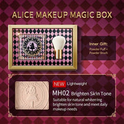 ZEESEA Alice Pressed Powder Limited Gift Box  Lasting Oil Control Setting Makeup Waterproof Loose Powder