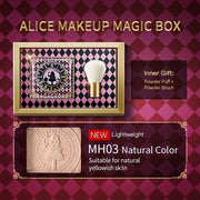 ZEESEA Alice Pressed Powder Limited Gift Box  Lasting Oil Control Setting Makeup Waterproof Loose Powder