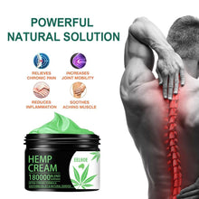 Load image into Gallery viewer, Relief Back Muscle Pain Sprain Arthritis Pain Hemp Soothing Cream for Pain Relief Anxiety Sleep Anti Inflammatory Extract
