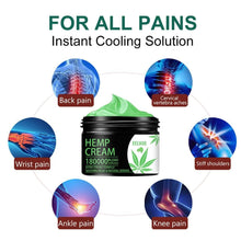 Load image into Gallery viewer, Relief Back Muscle Pain Sprain Arthritis Pain Hemp Soothing Cream for Pain Relief Anxiety Sleep Anti Inflammatory Extract
