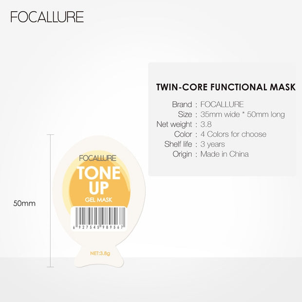 FOCALLURE Small Egg Mask Nourish Moisturizing Firming And Brightening Skin Care Apply Mud Facial Mask Face Care TSLM2