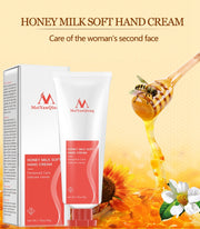 Honey Milk Soft Hand Cream Lotions Serum Repair Nourishing Hand Skin Care Anti Chapping Anti Aging Moisturizing Whitening Cream