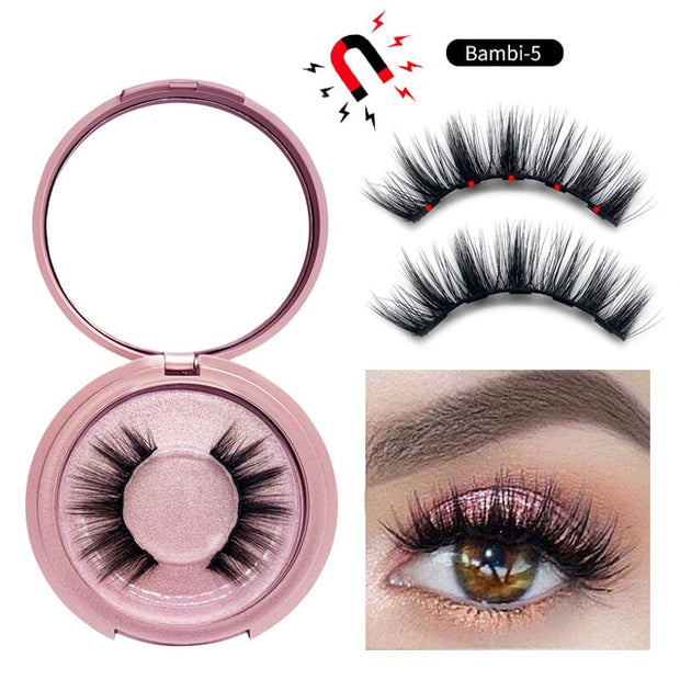 SexyGo Magnetic Eyelashes with eyeliner natural 3D Mink False Eyelashes Liquid Eyeliner & Tweezer Set & Waterproof Eyeliner