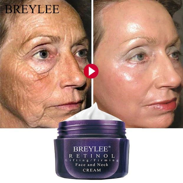 BREYLEE Face Cream Eye Cream Serum Set Lifting Anti-Aging Anti-Eye Bags Remove Wrinkles Moisturizer Facial Treatment Korean Care