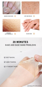 LAIKOU 120g Milk Honey Hand Mask Whitening Moisturizing Repair Exfoliating Calluses Hand Wax Filming Anti-Aging Hand Skin Cream