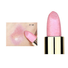 Load image into Gallery viewer, Multicolor Holographic Mermaid Glitter Lipstick Shiny Metallic Lipsticks Waterproof Long Lasting Gold Lip Stick Makeup Cosmetic
