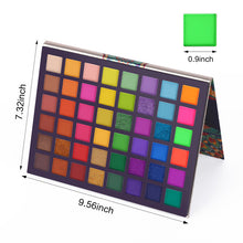 Load image into Gallery viewer, UCANBE Exotic Flavors Eyeshadow Palette 48 Color Pressed Glitter Shimmer Matte Green Eye Shadow Neon Metallic Makeup Cosmetics
