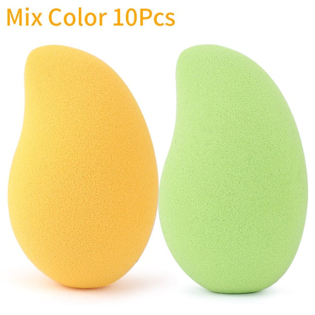 10/20 Pcs Soft Mix Color Makeup Sponge Face Beauty Cosmetic Powder Puff  For Foundation Cream Concealer Make Up Blender Tools