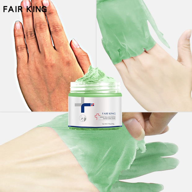 Green Tea Moisturizing Hand Wax Whitening Skin Hand Mask Repair Exfoliating Calluses Film Anti-Aging Hand Skin Treatment Cream