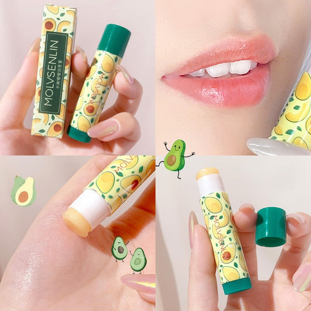 1 Pcs Moisture Lip Balm Long-lasting Fruits Flavor Honey Moisturizing Hyaluronic Lipsticks Anti Aging Skin Make Up Lip Care